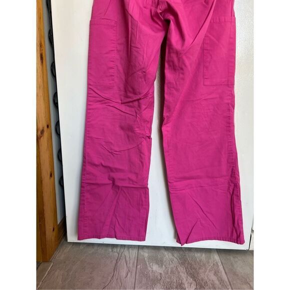 Scrubstar Shocking Pink Scrub Pants Woman’s Size Small - Picture 7 of 10